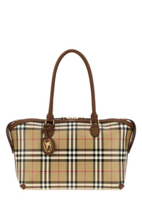 BURBERRY Burberry Women Printed Canvas Small Check Handbag