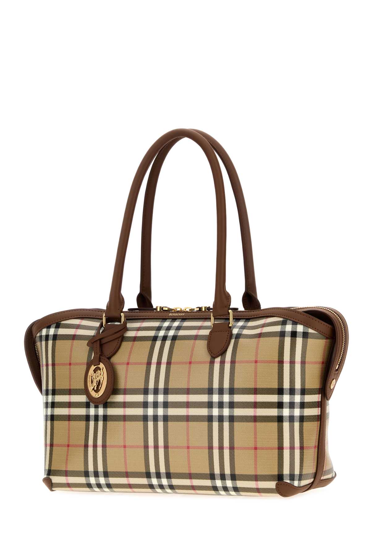 BURBERRY Burberry Women Printed Canvas Small Check Handbag
