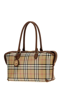 BURBERRY Burberry Women Printed Canvas Small Check Handbag