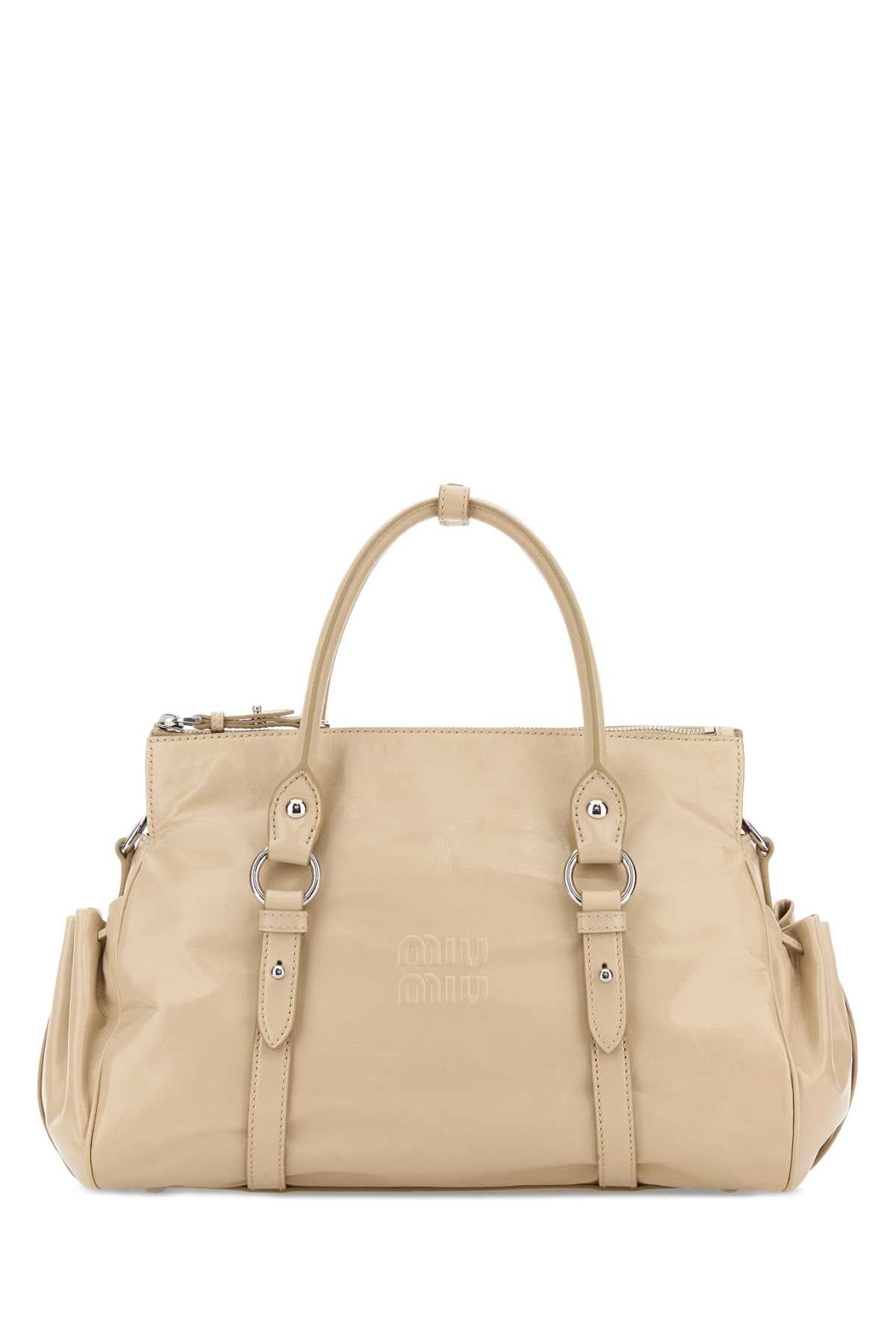 Miu Miu Women Sand Leather Handbag