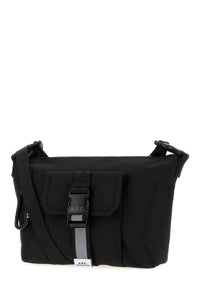 A.P.C. A.P.C. Men Black Canvas Trek Crossbody Bag
