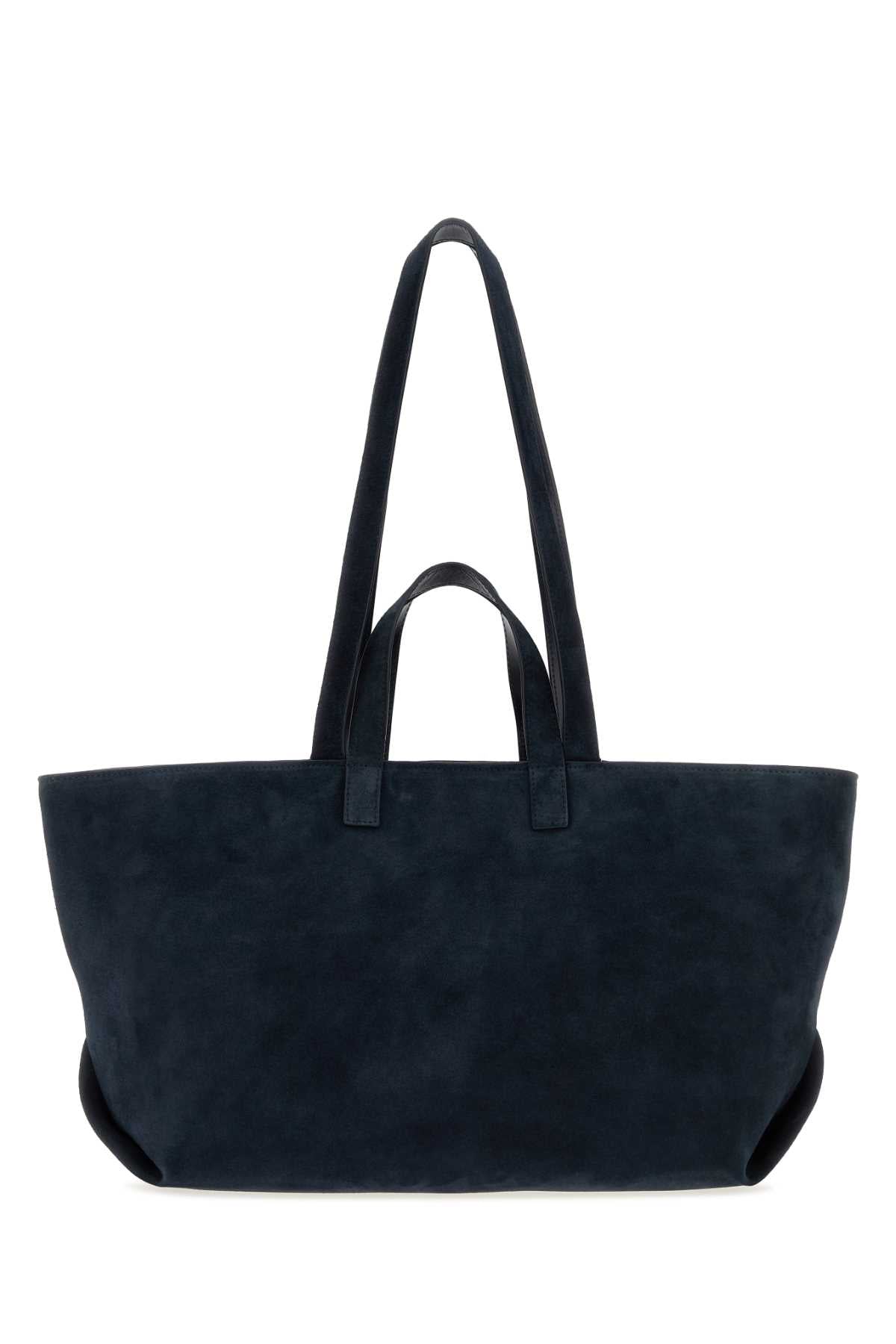 A.P.C. Women Midnight Blue Suede Le Drummer Shopping Bag