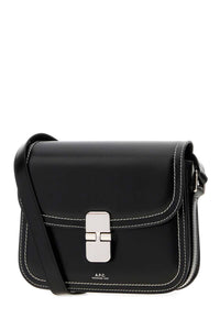 A.P.C. A.P.C. Women Black Leather Small Grace Shoulder Bag