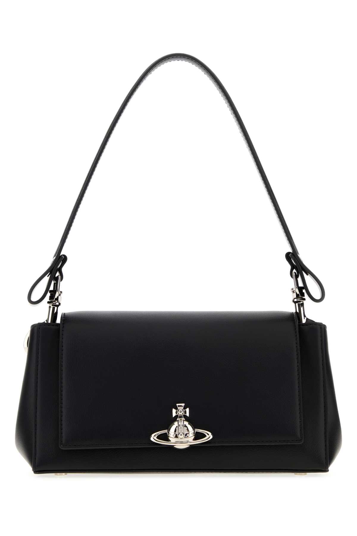 VIVIENNE WESTWOOD Vivienne Westwood Women Black Synthetic Leather Medium Hazel Shoulder Bag