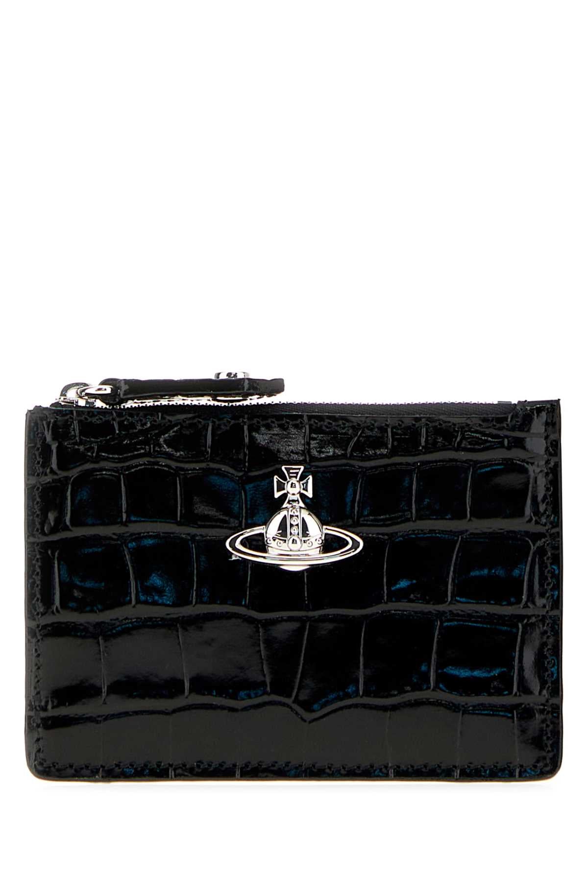 VIVIENNE WESTWOOD Vivienne Westwood Women Black Leather Coin Purse