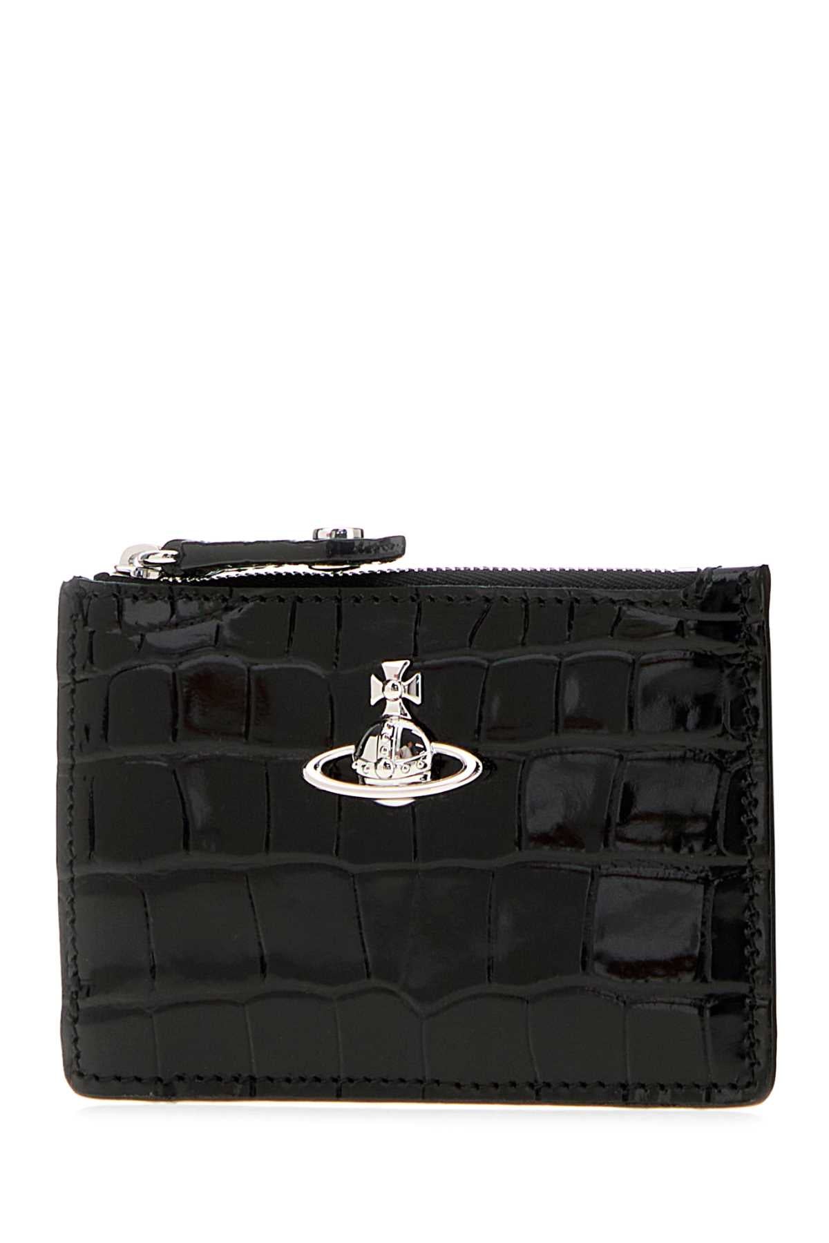 VIVIENNE WESTWOOD Vivienne Westwood Women Black Leather Coin Purse