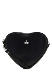 VIVIENNE WESTWOOD Vivienne Westwood Women Black Synthetic Leather Alexa Heart Crossbody Bag