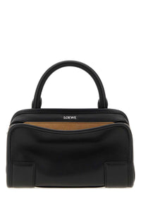 Loewe Women Black Leather Mini Amazona Handbag