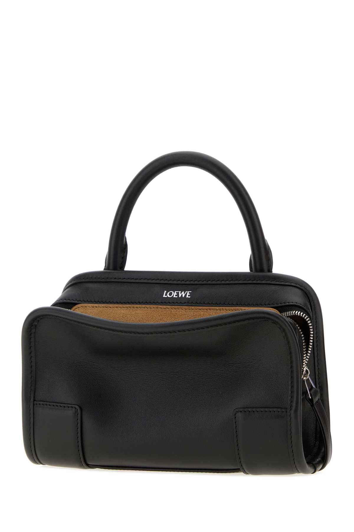 Loewe Women Black Leather Mini Amazona Handbag