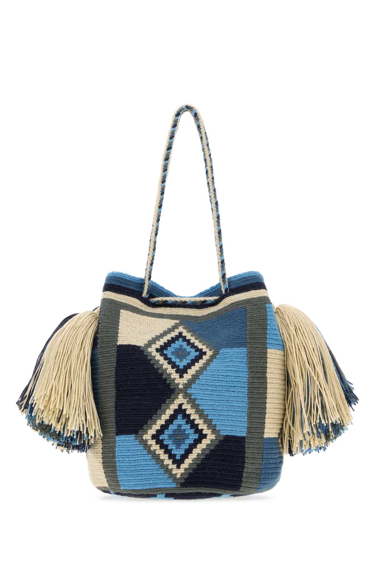 JW ANDERSON Jw Anderson Women Embroidered Fabric Wayuu Bucket Bag