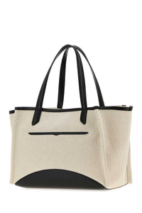 Jw Anderson Women Sand Canvas Loafers Shopping Bag