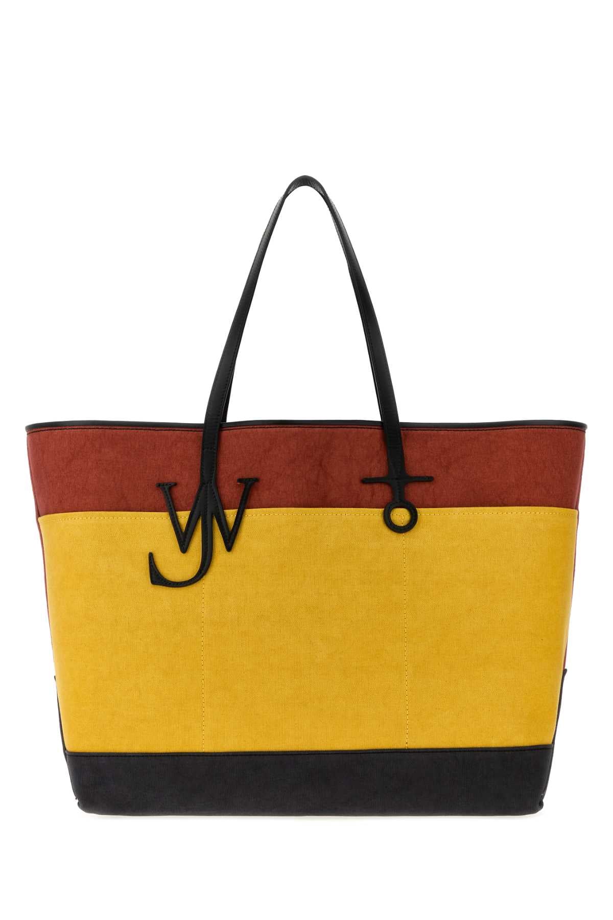 JW ANDERSON Jw Anderson Men Multicolor Canvas Anchor Xl Shopping Bag