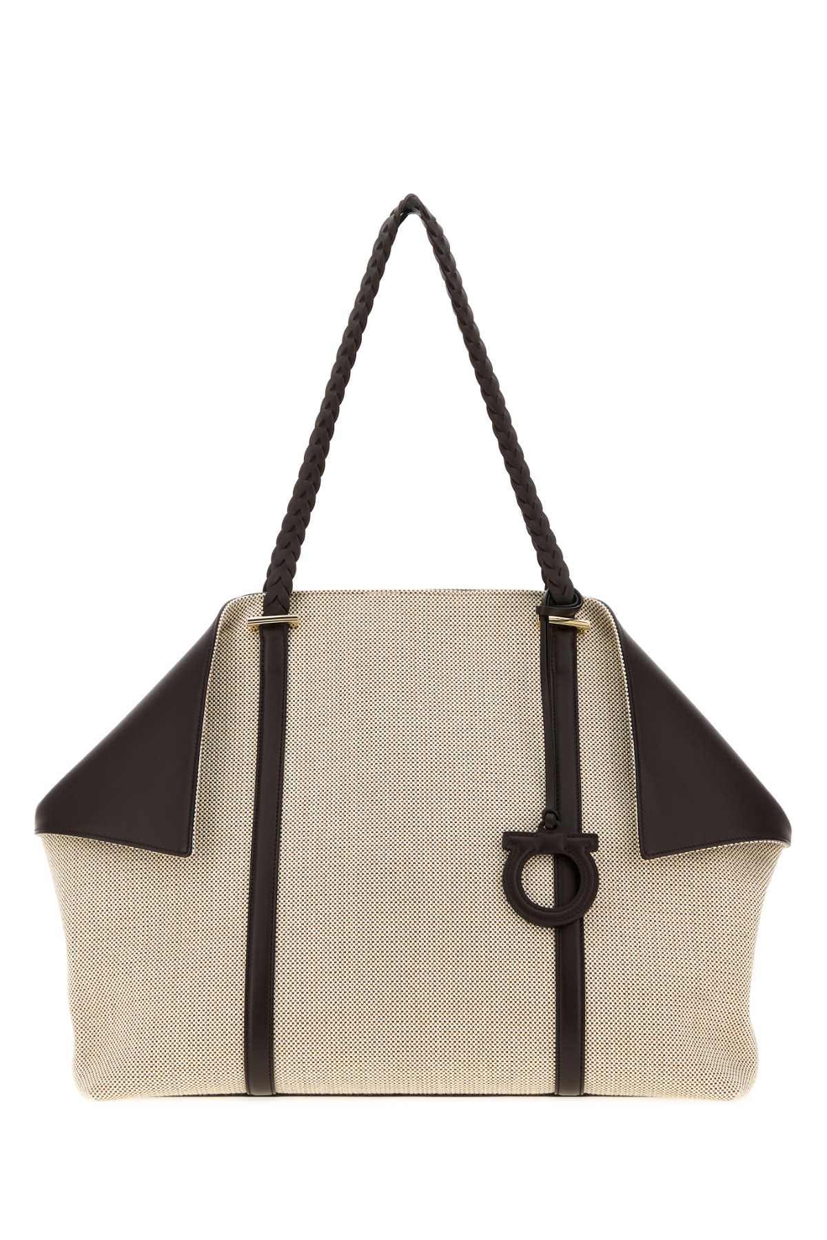 SALVATORE FERRAGAMO Salvatore Ferragamo Women Multicolor Canvas Scarf Shopping Bag