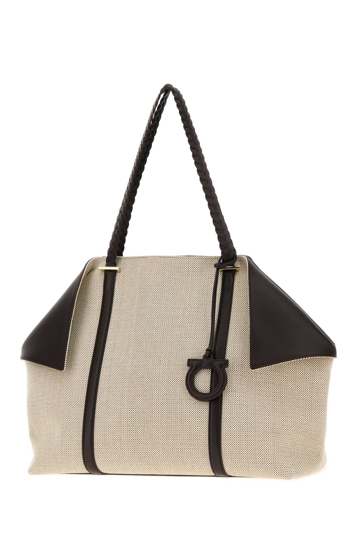 SALVATORE FERRAGAMO Salvatore Ferragamo Women Multicolor Canvas Scarf Shopping Bag