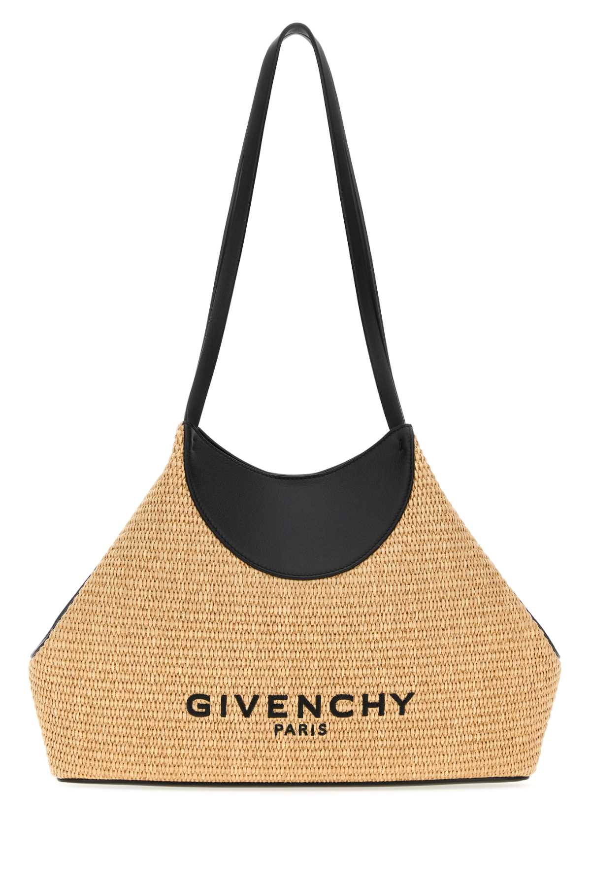 Givenchy Women Raffia Small Facet Shoulder Bag