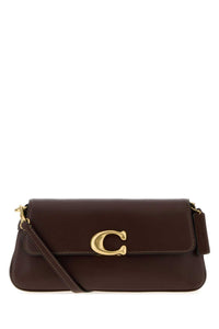 COACH NEW YORK Coach New York Women Brown Leather Jet Shoulder Bag