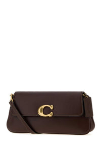 COACH NEW YORK Coach New York Women Brown Leather Jet Shoulder Bag