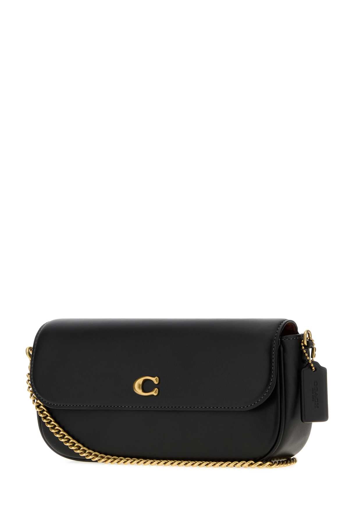 COACH NEW YORK Coach New York Women Black Leather Brook Shoulder Bag