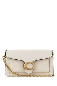 COACH NEW YORK Coach New York Women Ivory Leather Tabby 19 Clutch