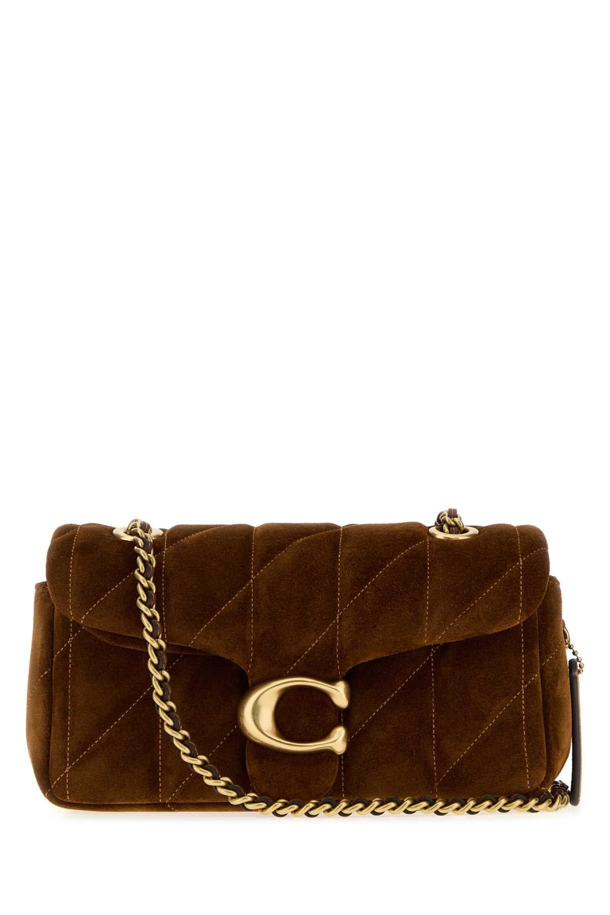COACH NEW YORK Coach New York Women Camel Suede Tabby 26 Shoulder Bag