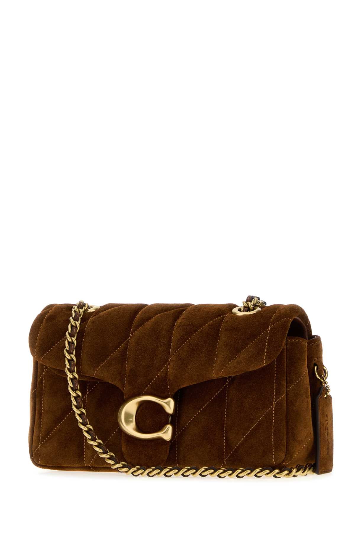 COACH NEW YORK Coach New York Women Camel Suede Tabby 26 Shoulder Bag