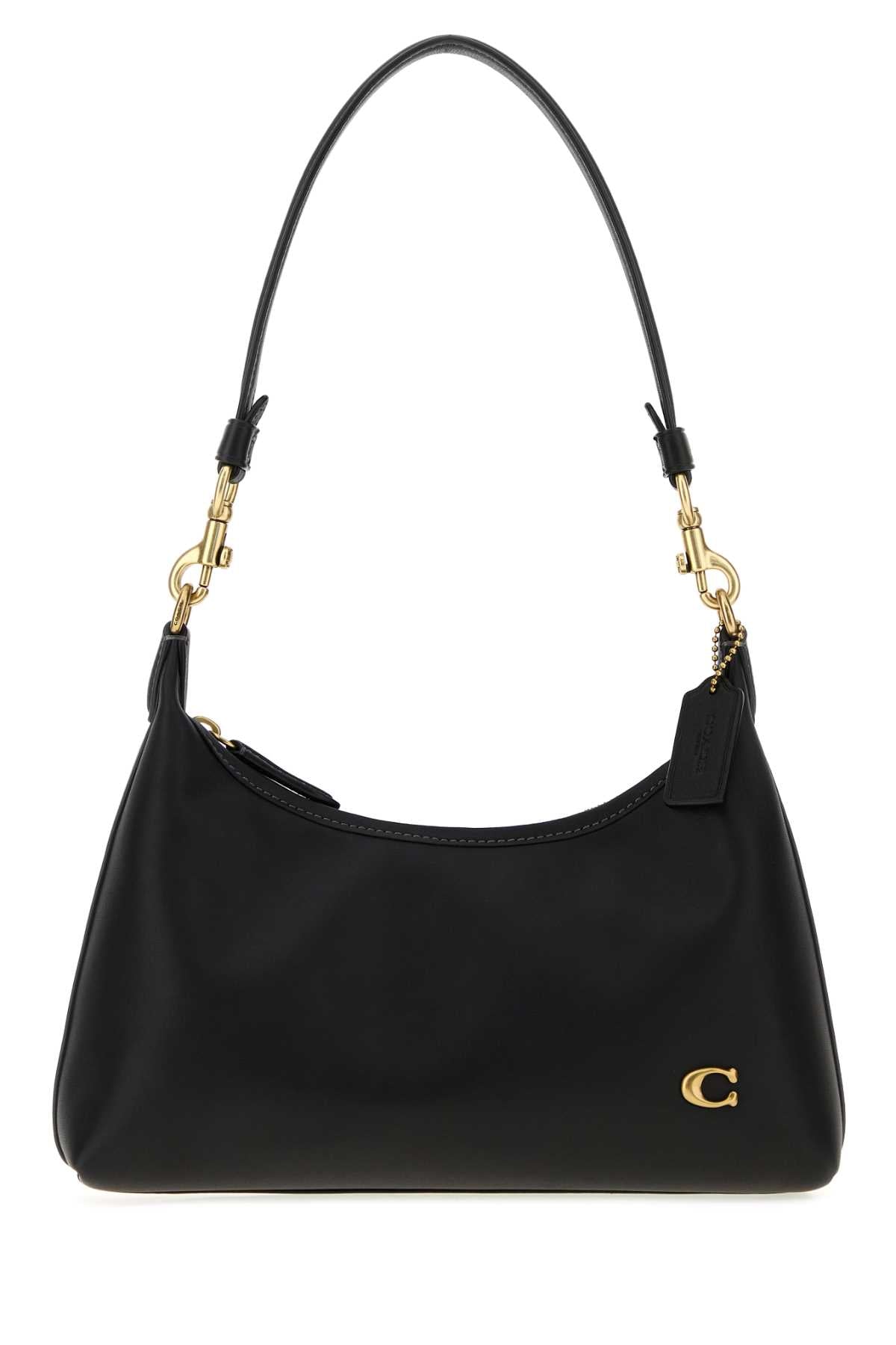 COACH NEW YORK Coach New York Women Black Leather Juliet 25 Shoulder Bag