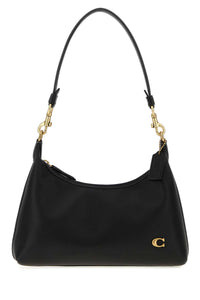 COACH NEW YORK Coach New York Women Black Leather Juliet 25 Shoulder Bag