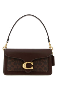 COACH NEW YORK Coach New York Women Dark Brown Leather Tabby 26 Handbag