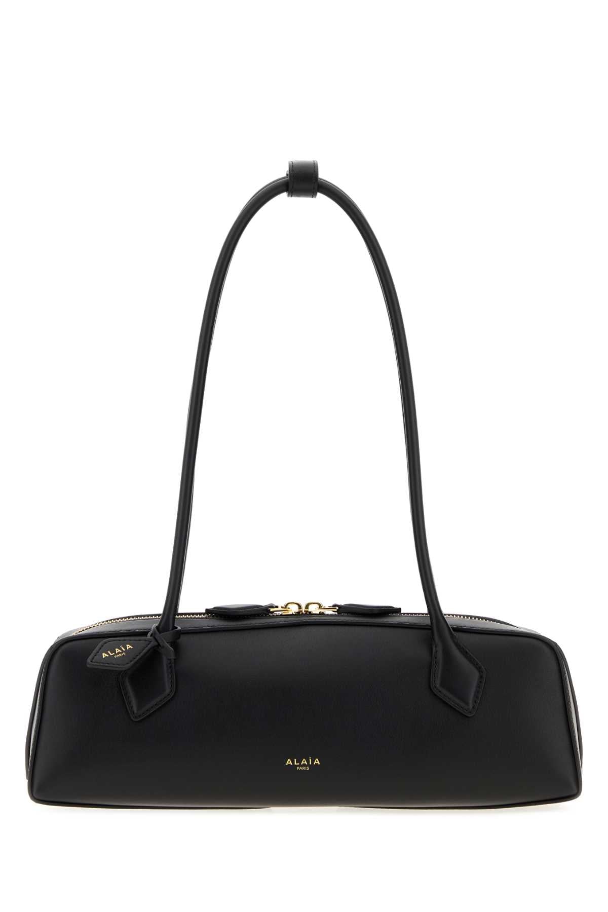 ALAIA Alaia Women Black Leather Medium Teckel Shoulder Bag