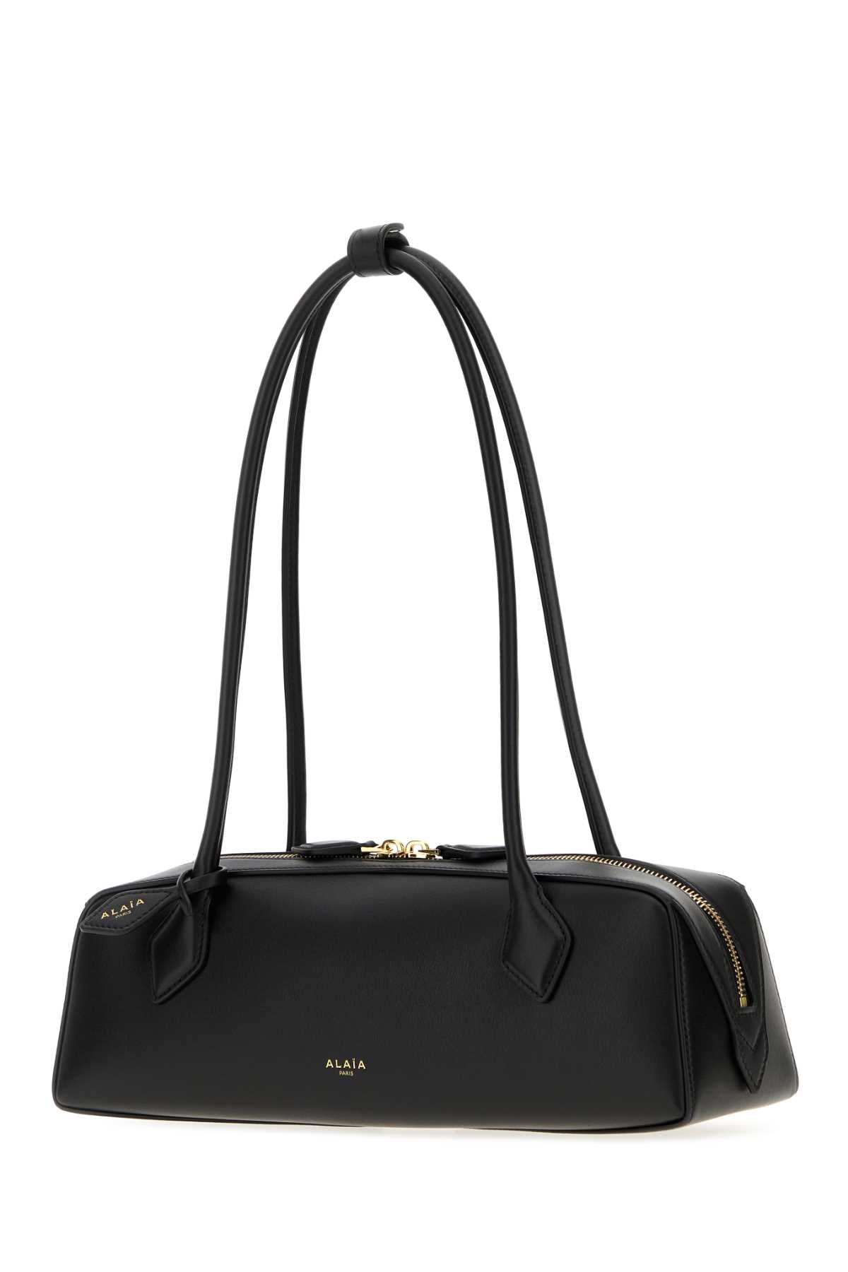 ALAIA Alaia Women Black Leather Medium Teckel Shoulder Bag