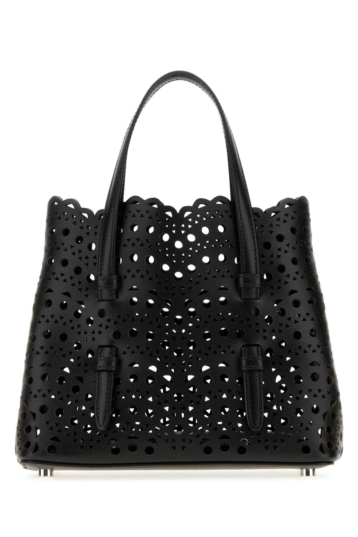 ALAIA Alaia Women Black Leather Mina 20 Handbag