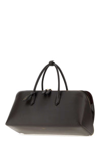 ALAIA Alaia Women Dark Brown Leather Medium Delta Handbag
