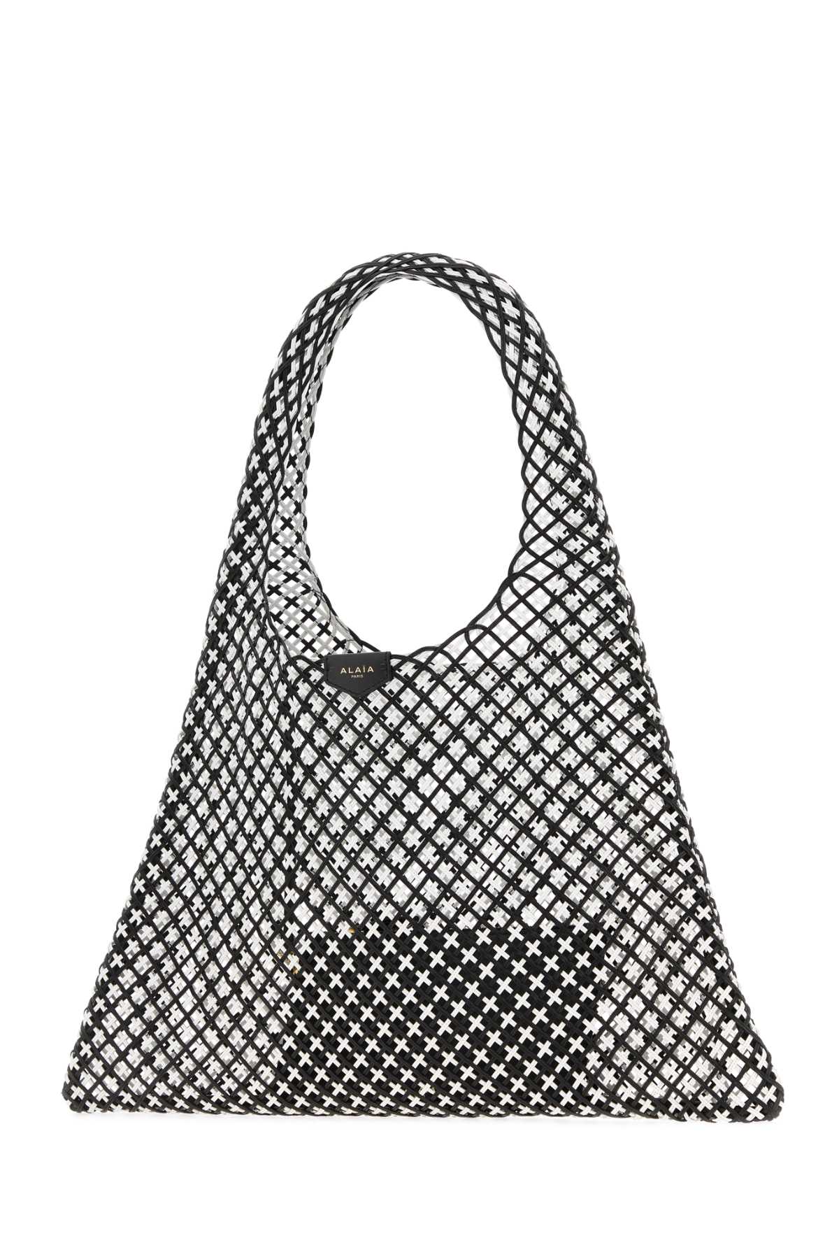 Alaia Women Two-Tone Mesh One Piece Shopping Bag