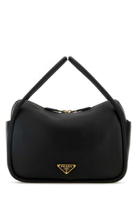 Prada Women Black Leather Handbag