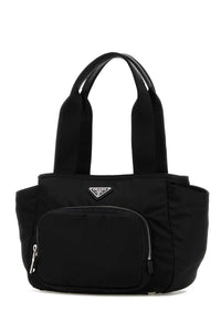 Prada Women Black Re-Nylon Handbag