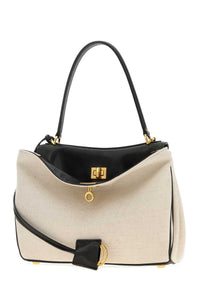 Balenciaga Women Two-Tone Canvas And Leather Small Rodeo Handbag