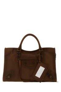 BALENCIAGA Balenciaga Women Brown Leather Medium Le City Handbag