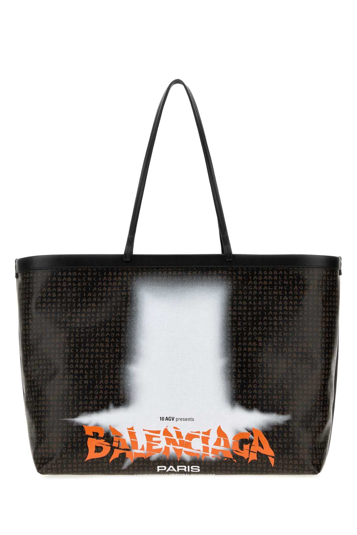 BALENCIAGA Balenciaga Women Printed Canvas Select Shopping Bag