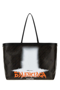 BALENCIAGA Balenciaga Women Printed Canvas Select Shopping Bag