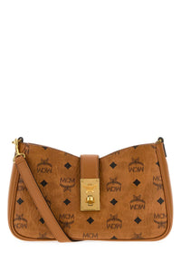 Mcm Unisex Printed Canvas Tracy Crossbody Bag