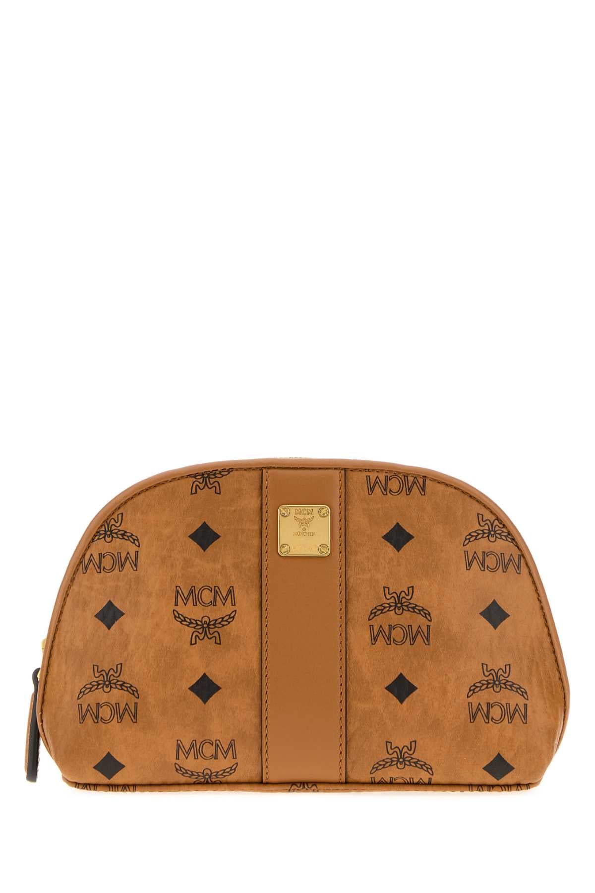 MCM Mcm Unisex Printed Canvas Aren Beauty Case