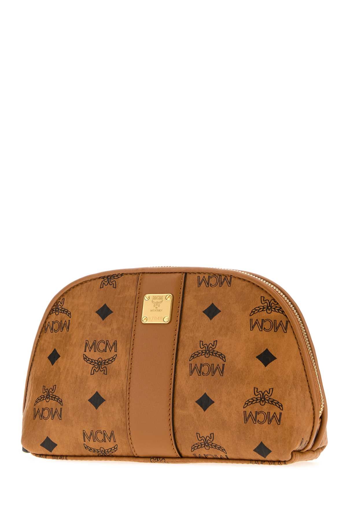 MCM Mcm Unisex Printed Canvas Aren Beauty Case