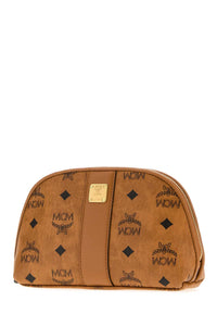 MCM Mcm Unisex Printed Canvas Aren Beauty Case