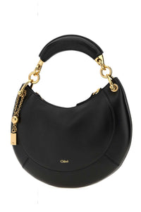 CHLOE Chloe Women Black Leather Chloe Banana Handbag