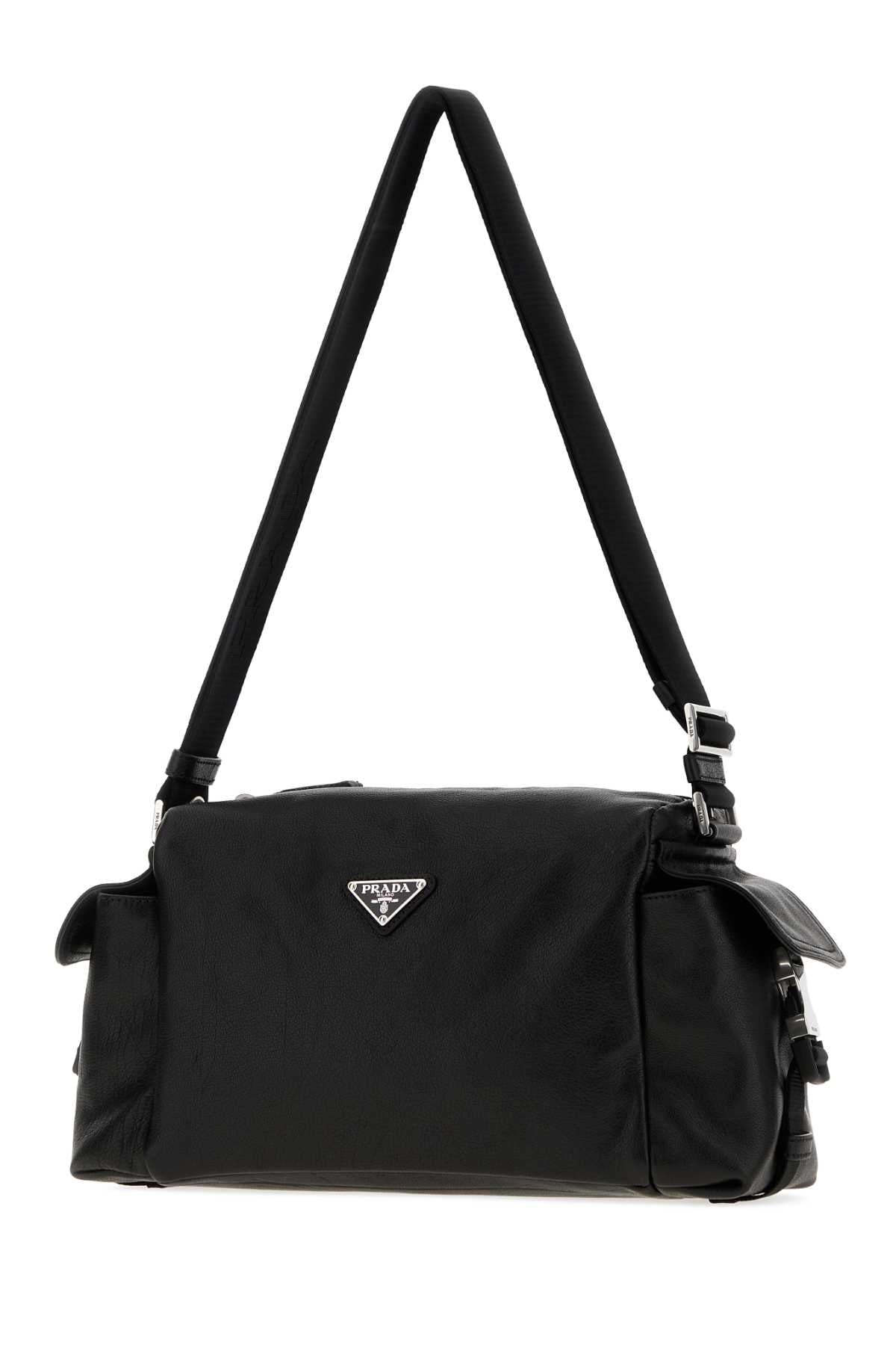 PRADA Prada Men Black Leather Prada Explore Crossbody Bag