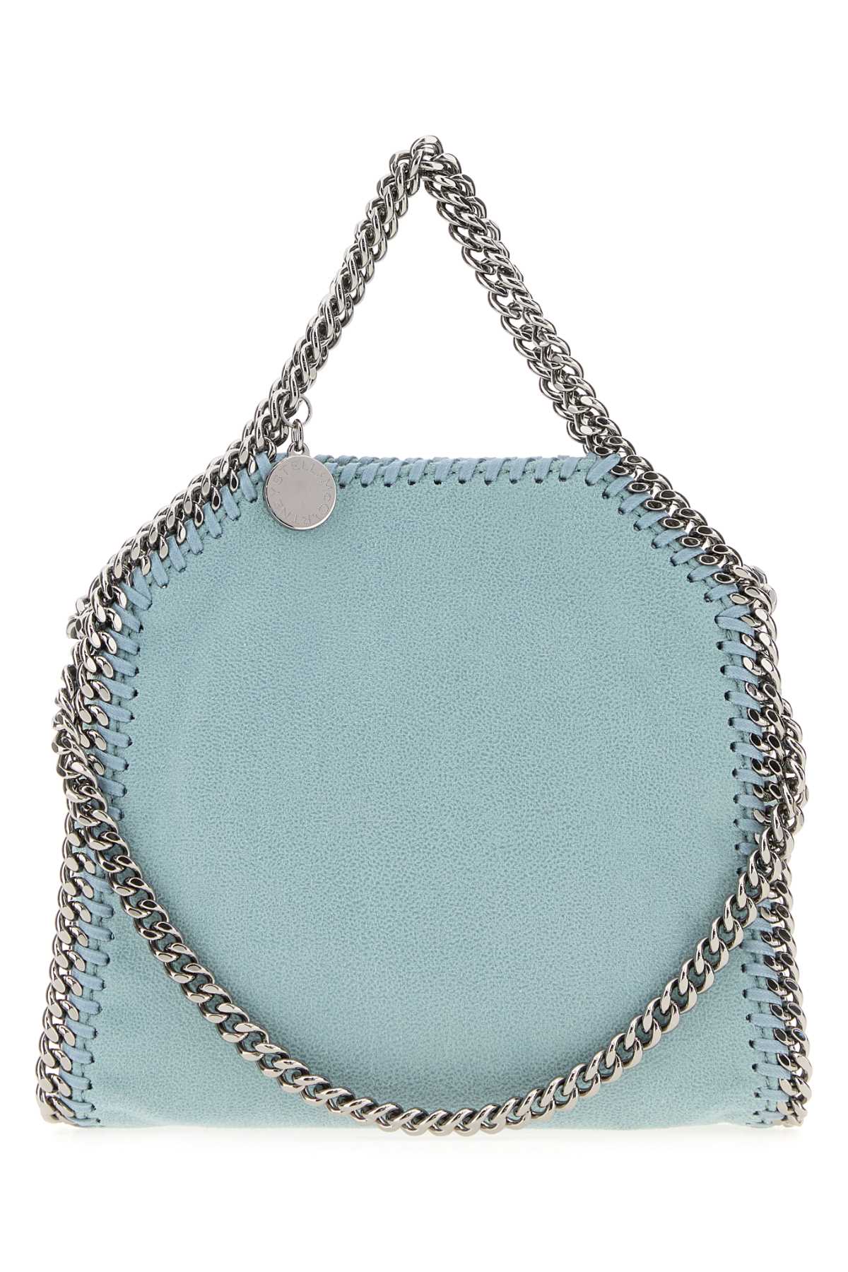 STELLA McCARTNEY Stella Mccartney Women Light Blue Shaggy Deer Micro Falabella Crossbody Bag