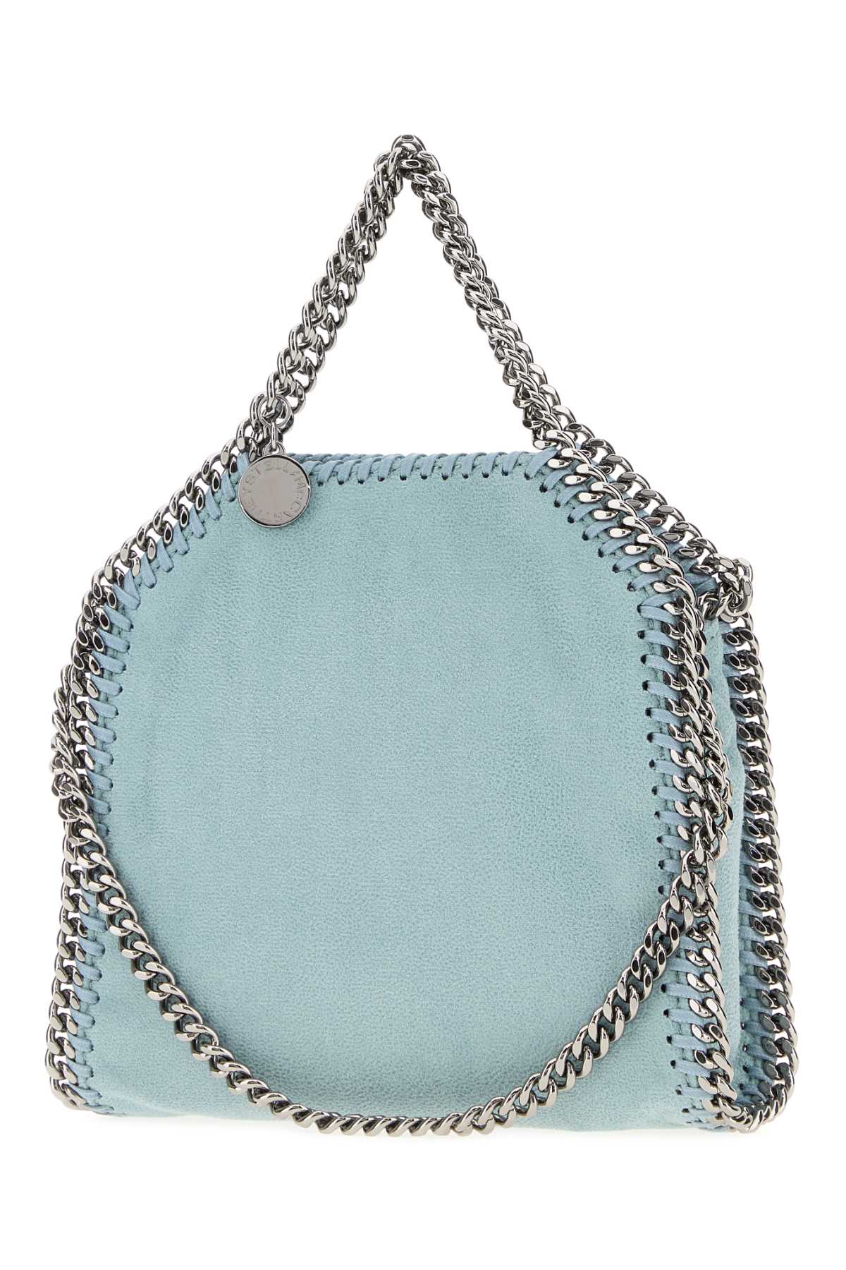 STELLA McCARTNEY Stella Mccartney Women Light Blue Shaggy Deer Micro Falabella Crossbody Bag