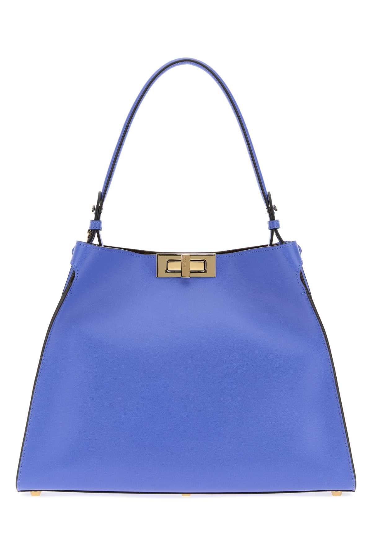 FENDI Fendi Women Blue Leather Medium Fendi Way Handbag