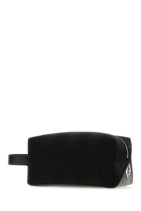 Fendi Men Black Canvas Beauty Case