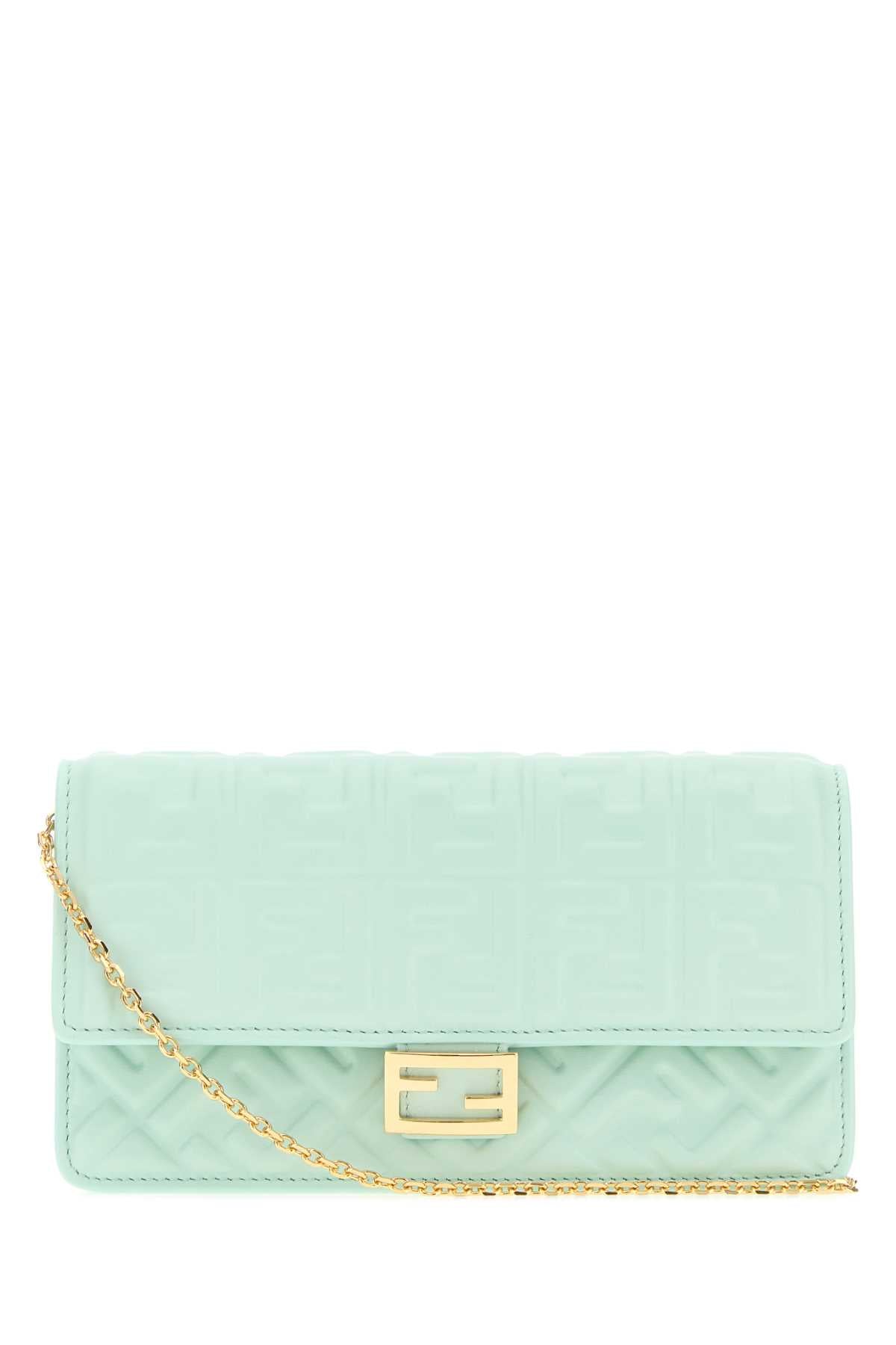 FENDI Fendi Men Tiffany Nappa Leather Baguette Wallet